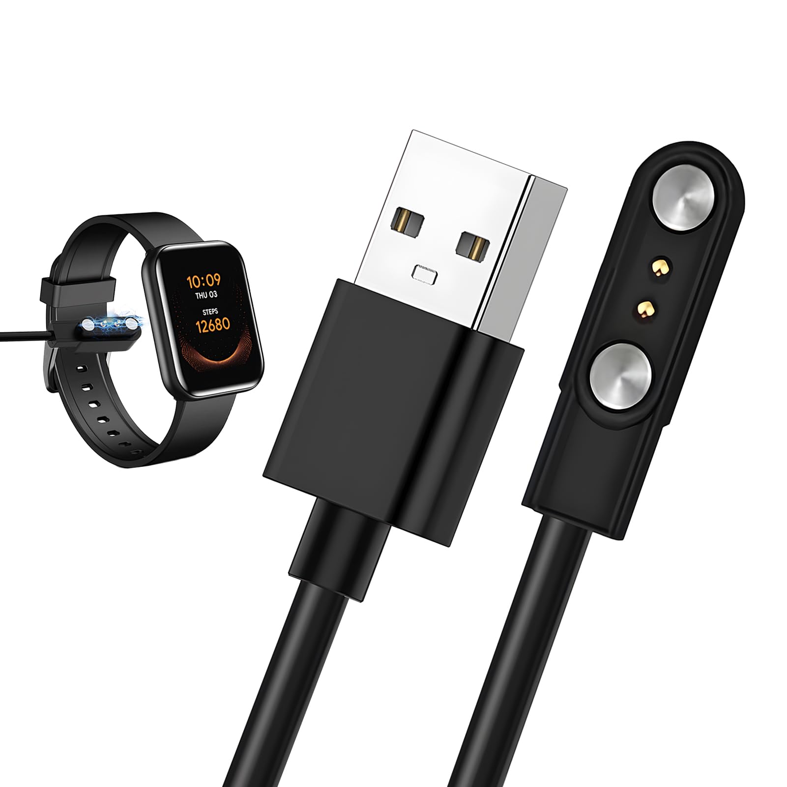 Smartwatch English - Cable de carga magnético, cargador de