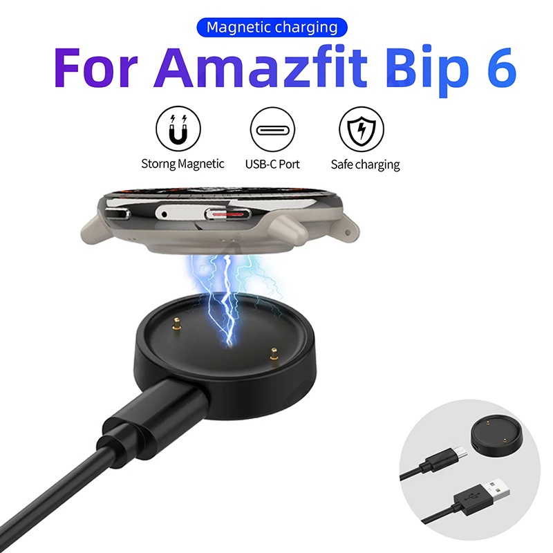 Smartwatch Watches Amazfit - Base de carga magnética, cable de