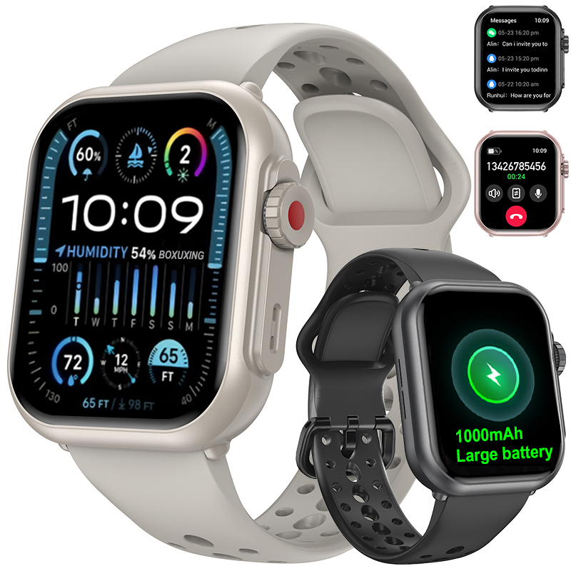 Heart Rate Gps Watch - Reloj Ultra K62 hombres mujeres 1000mAh