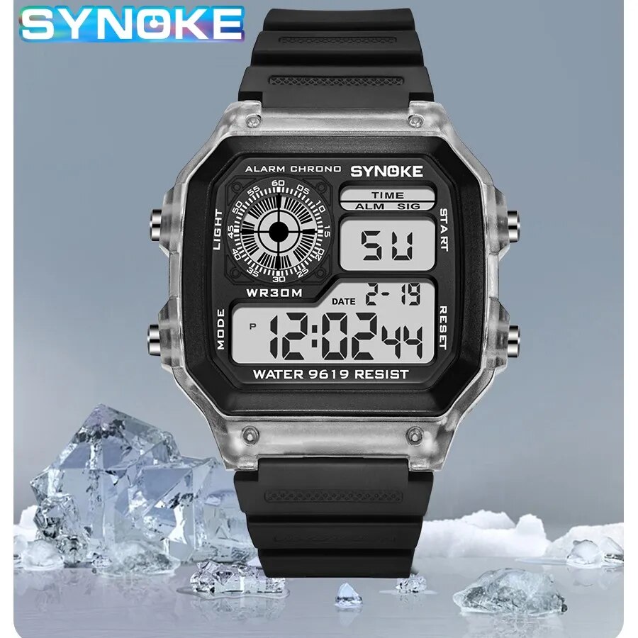 Tide Watch Surf - Relojes digitales SYNOKE para hombre, reloj