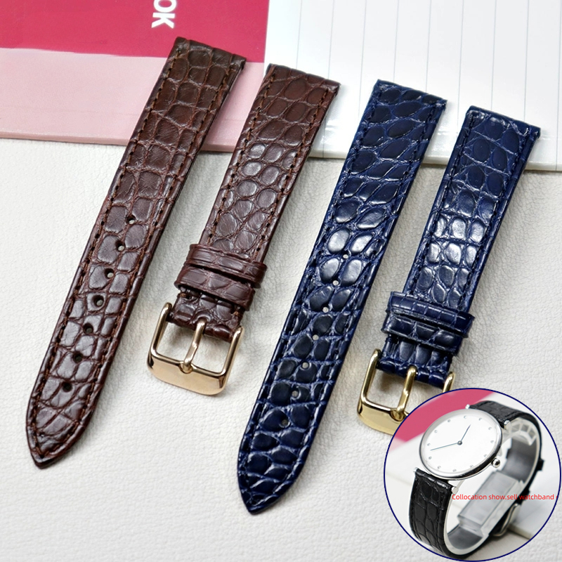 Cartier Watch Tank - Correa fina de piel auténtica de