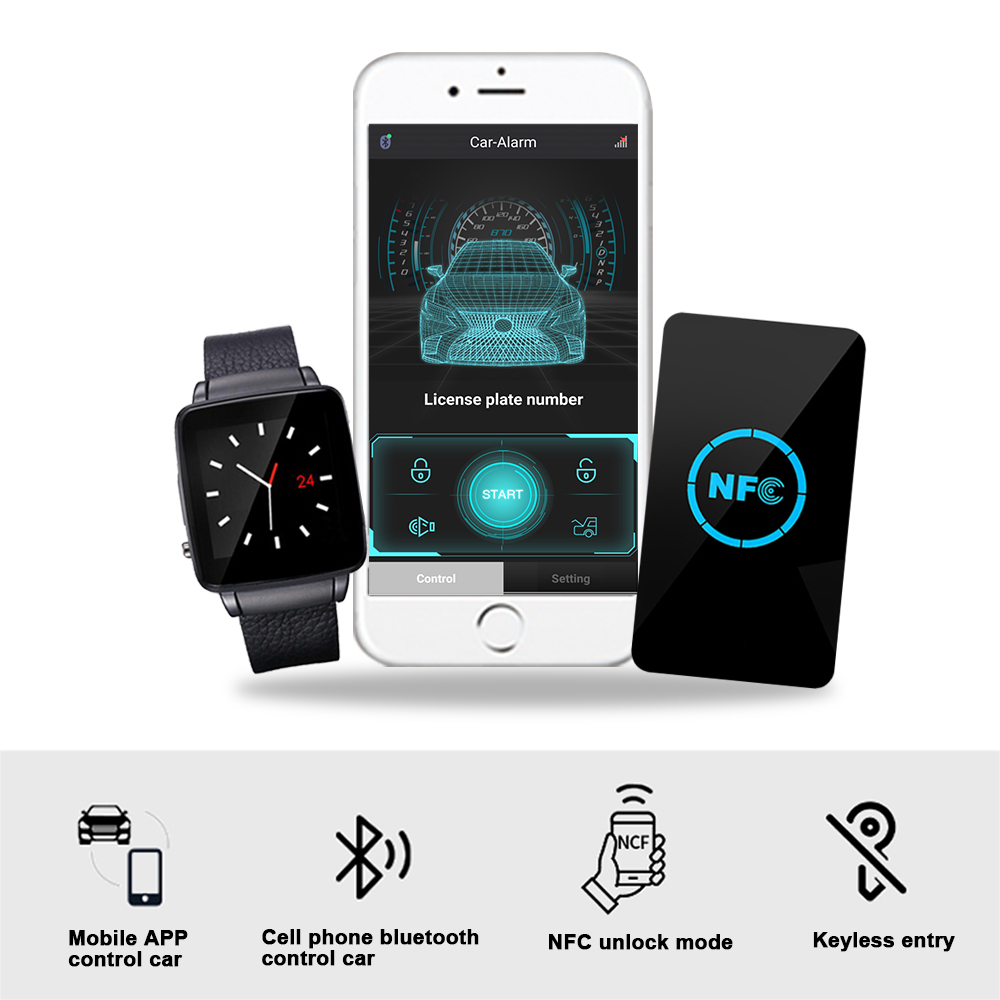 Smartwatch Watches With Bluetooth - Reloj de teléfono móvil NFC, sistema