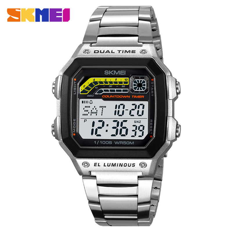 Tide Watch Surf - SKMEI-reloj Digital de lujo para hombre,
