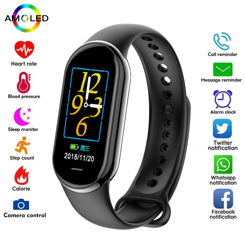 Smartwatch New Watches 2025 - Nuevo Original pequeño M8 banda inteligente