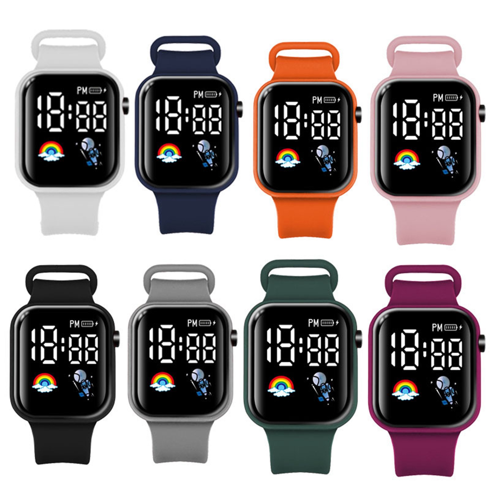 Smartwatch Digital Watches For Girls - Relojes deportivos para estudiantes, reloj inteligente