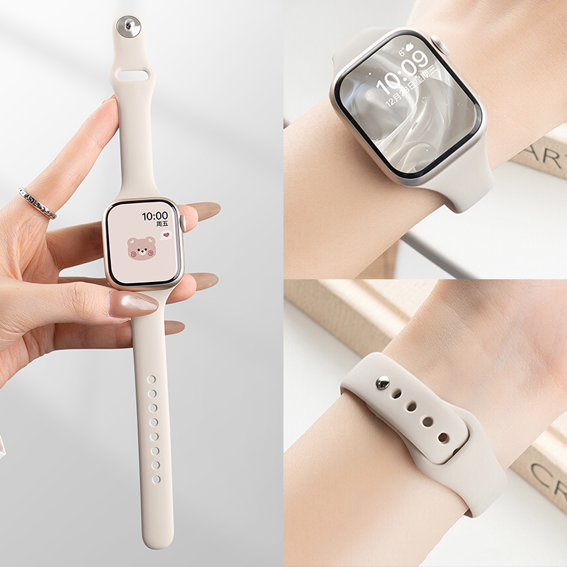 Smartwatch Slim Watches For Men - Correa delgada de silicona para correas