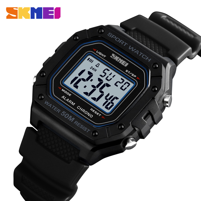 SKMEI-reloj deportivo Digital  - Tide Watch Surf reseña y precio