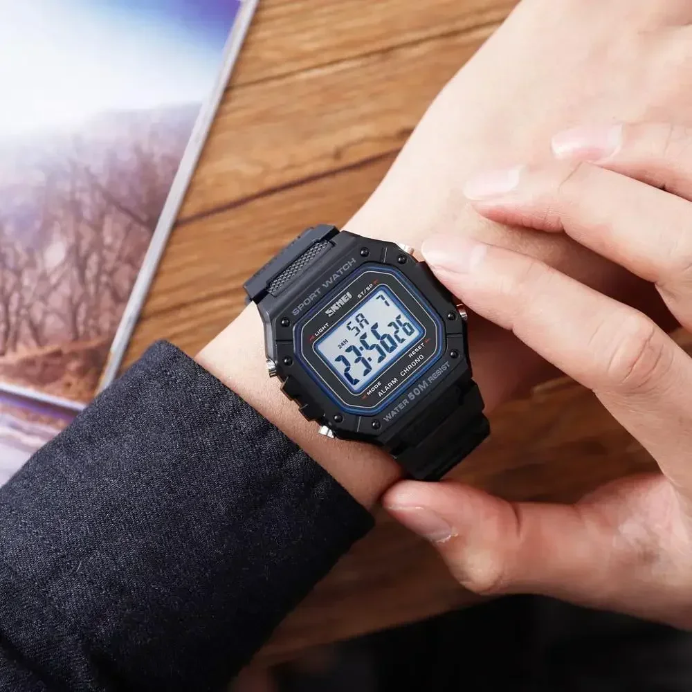 SKMEI-reloj deportivo Digital  - Tide Watch Surf reseña y precio