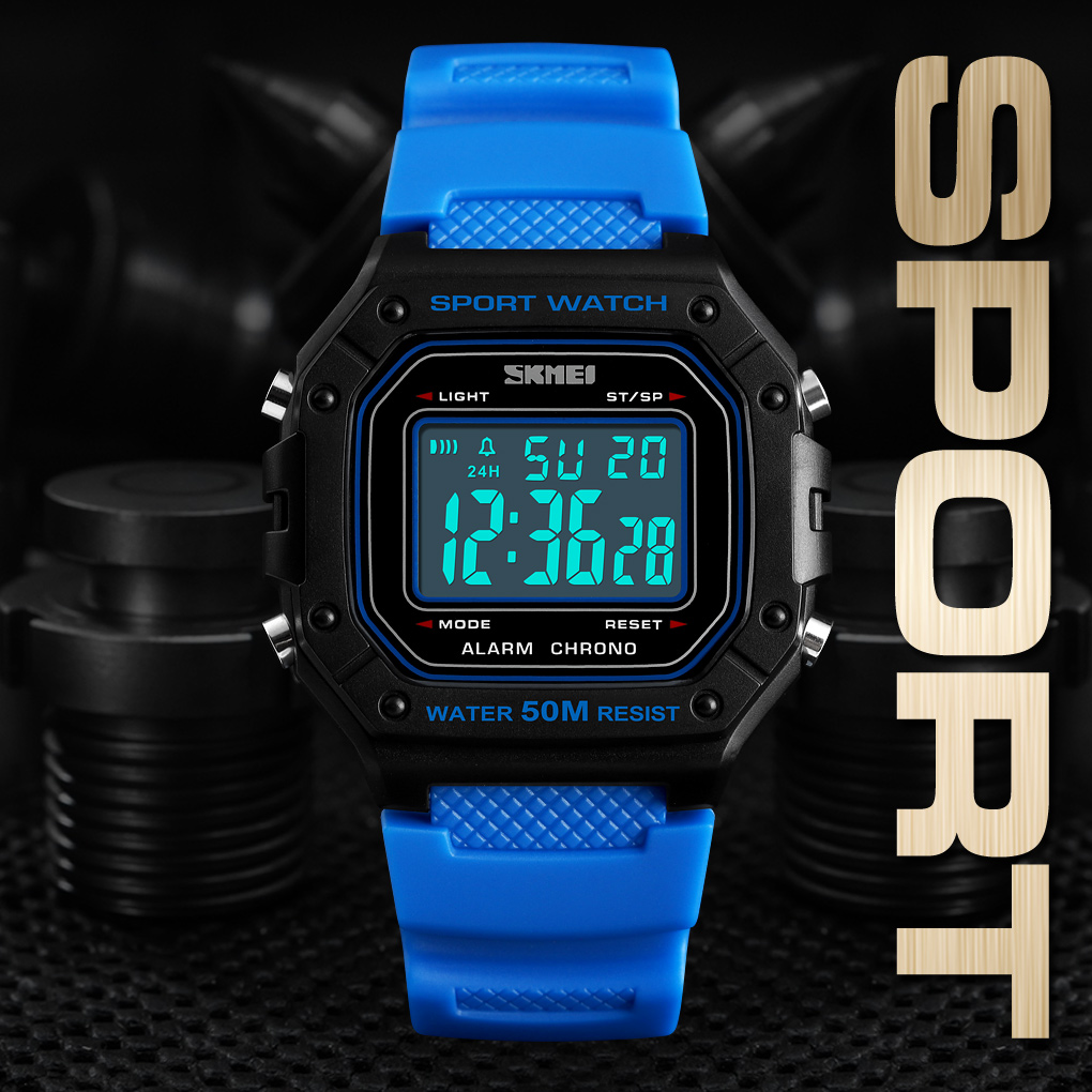 SKMEI-reloj deportivo Digital  - Tide Watch Surf reseña y precio