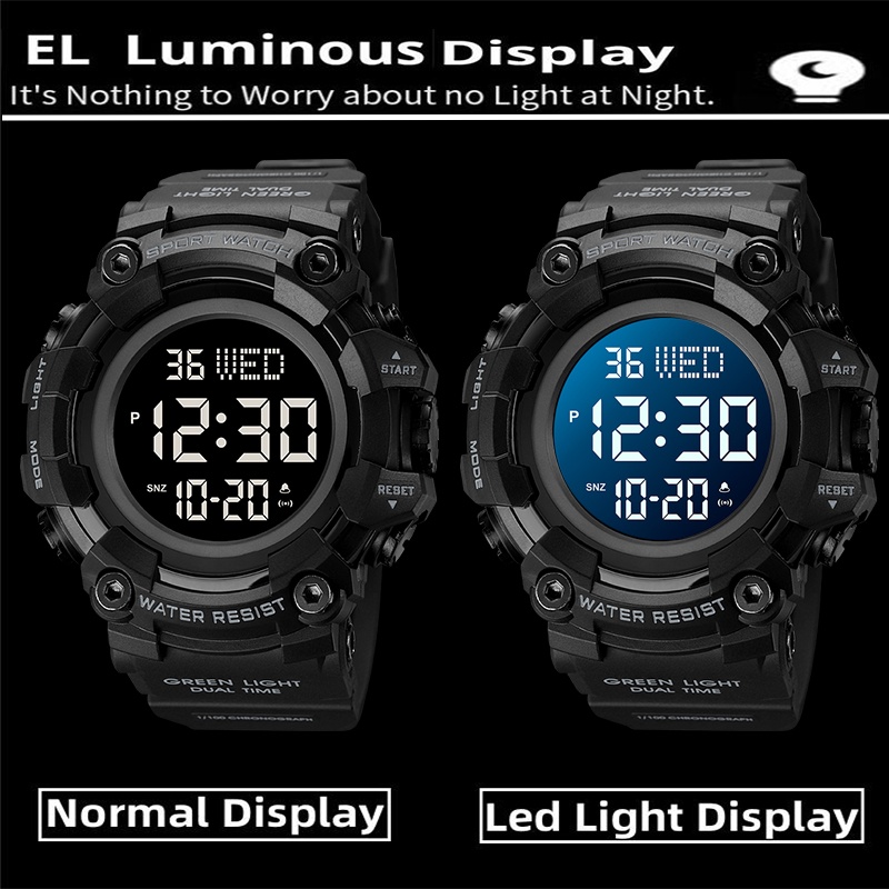 Skmei-relojes deportivos de lu - Tide Watch Surf reseña y precio