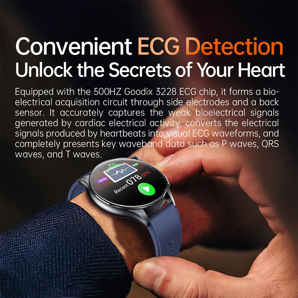 2025 nuevo NFC + ECG + PPG rel - Smartwatch New Watches 2025 reseña y precio