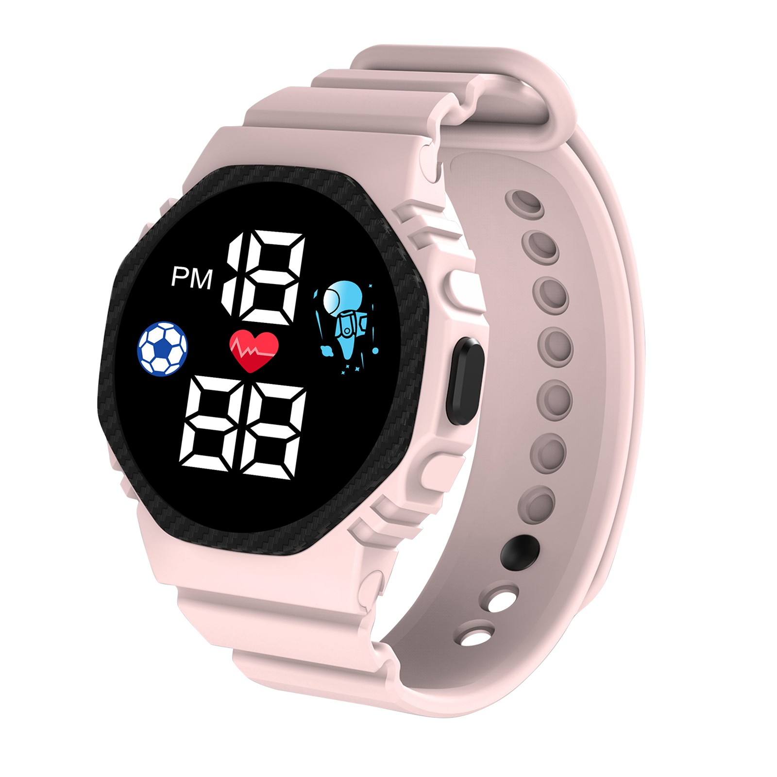 Reloj inteligente multicolor p - Smartwatch Digital Watches For Girls reseña y precio
