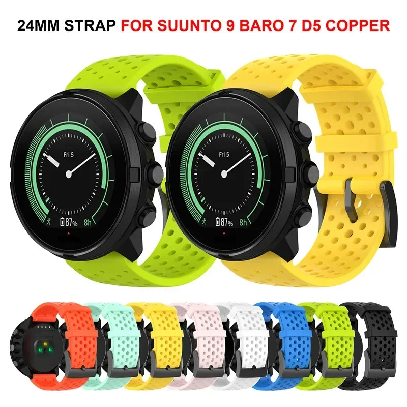 Correa de silicona de 24mm par - Hybrid Smartwatch reseña y precio