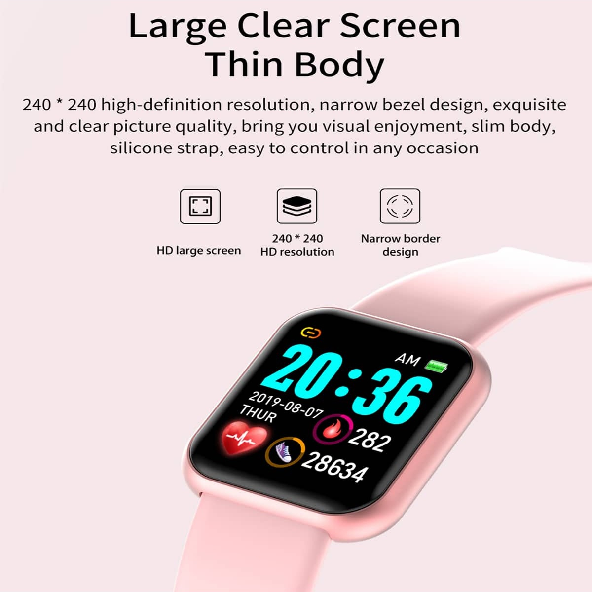 Reloj inteligente Y68 D20 para - Smartwatch Watches Price reseña y precio