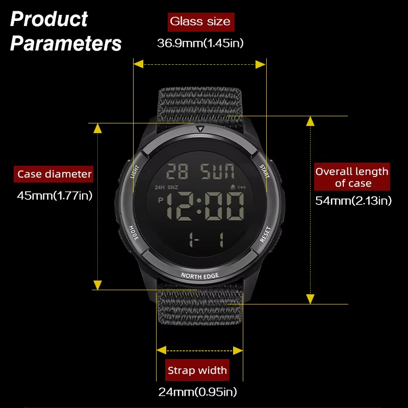 NORTH EDGE 2025 TERRAX relojes - Tide Watch Surf reseña y precio