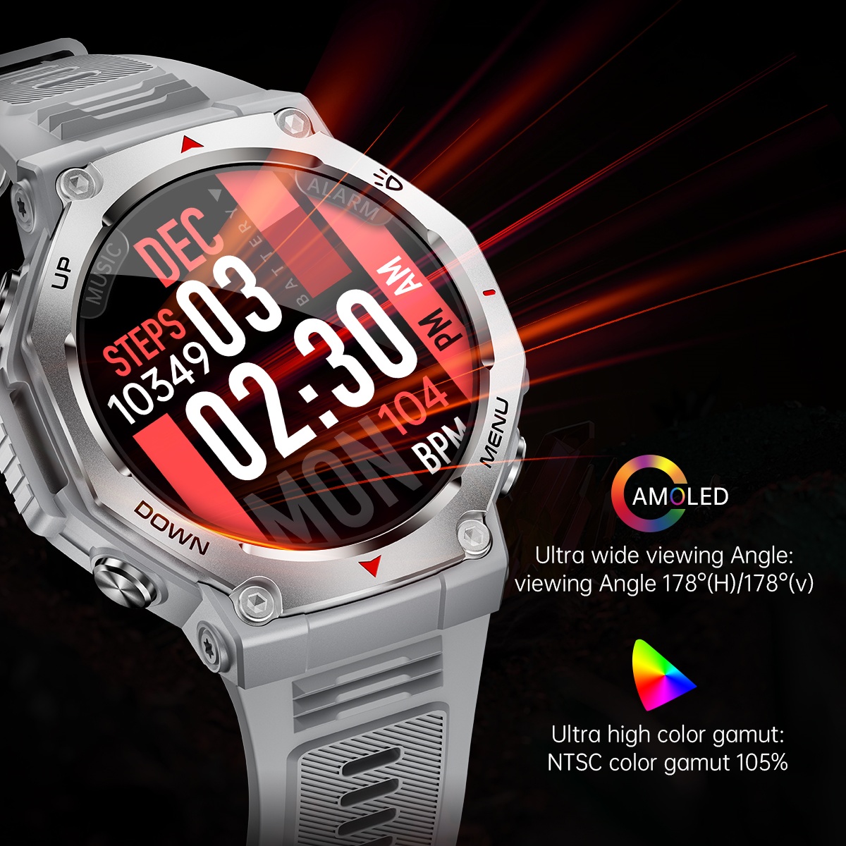 Para Android IOS nuevo reloj i - Watch Vs Amazfit reseña y precio