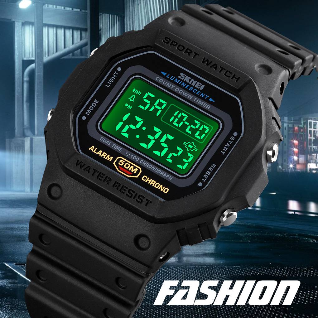SKMEI-reloj deportivo Digital  - Tide Watch Surf reseña y precio
