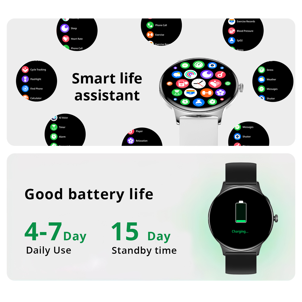 Reloj inteligente COLMI V89 pa - Hybrid Smartwatch reseña y precio
