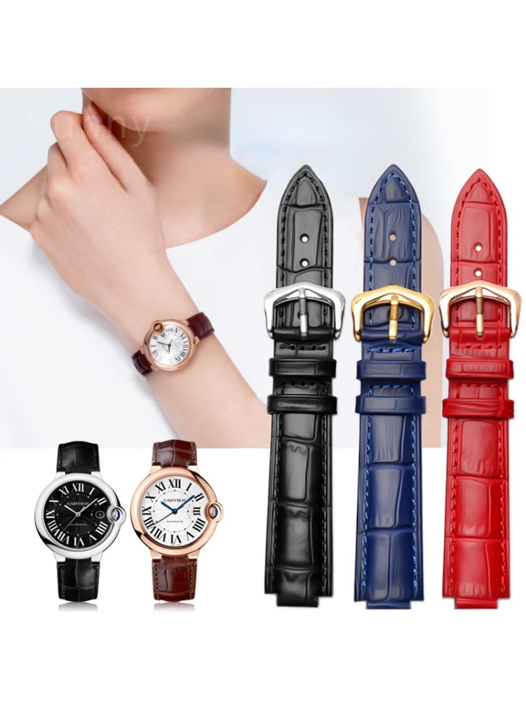 Correa de reloj de cuero genui - Cartier Watch Tank reseña y precio