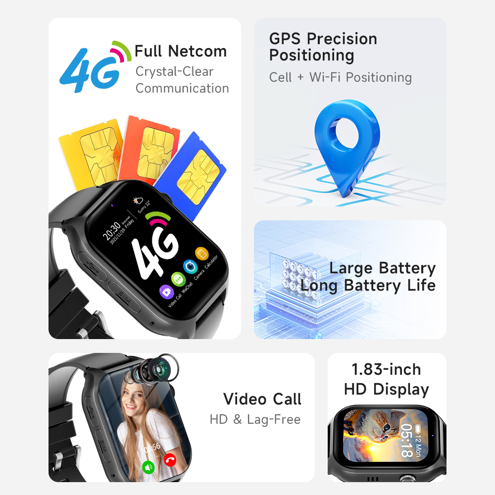 Relojes Inteligentes 4G para N - Smartwatch Watches Gift For Boys With Gps reseña y precio