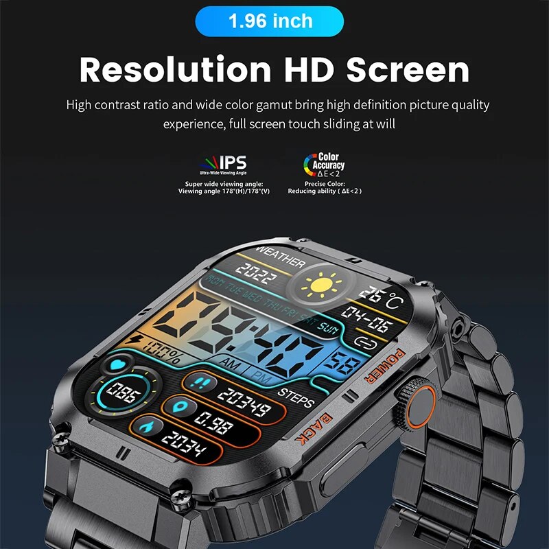 LIGE-Reloj inteligente deporti - Smartwatch Watches With Bluetooth reseña y precio