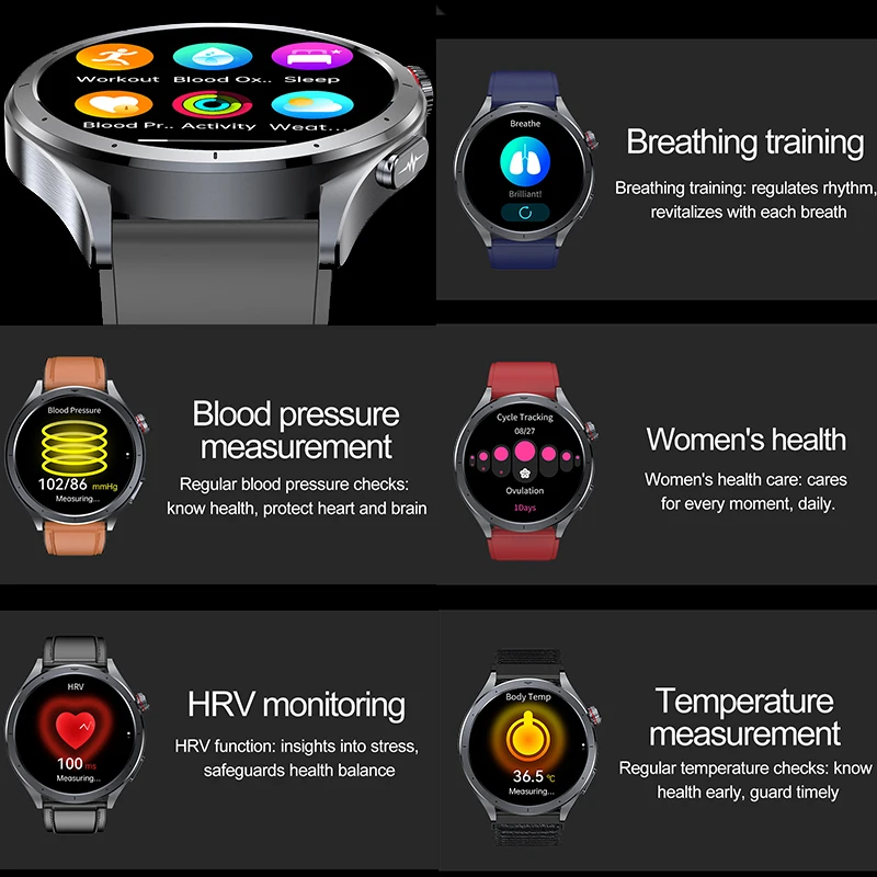 Reloj Inteligente 2025 con Det - Smartwatch New Watches 2025 reseña y precio