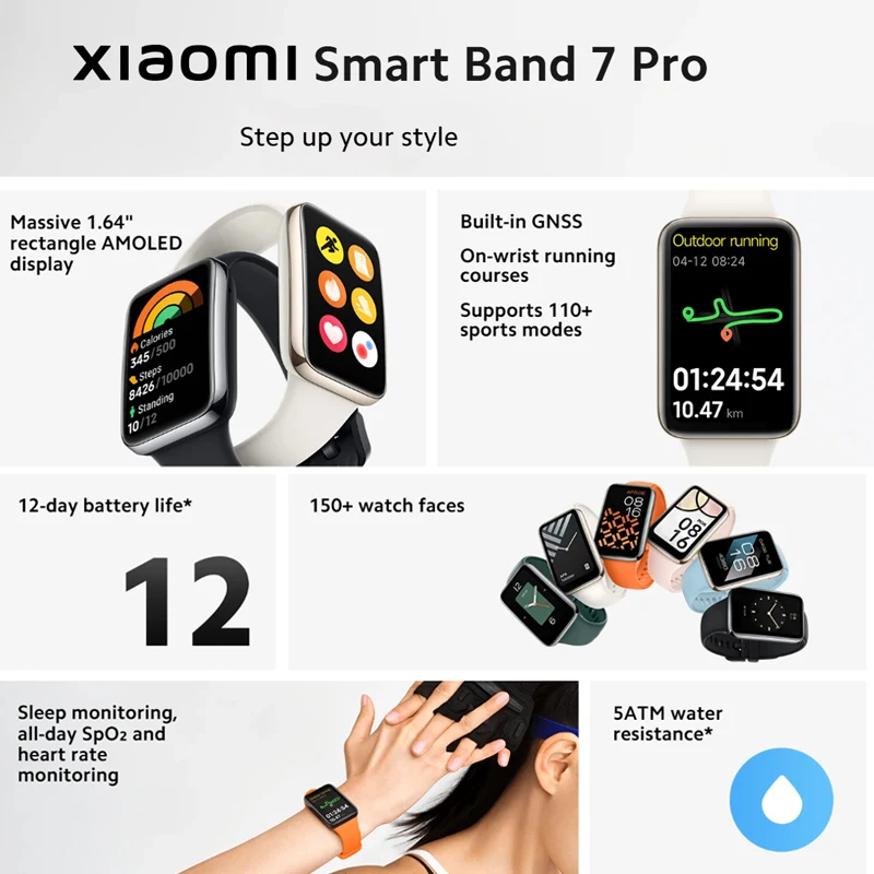 Xiaomi Smart Band 7 Pro 1,64 ' - Smartwatch Watches With Bluetooth reseña y precio
