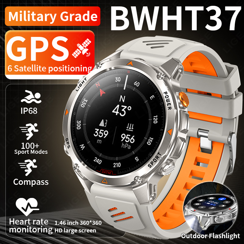 LIGE-reloj inteligente con seg - Smartwatch Watches With Bluetooth reseña y precio