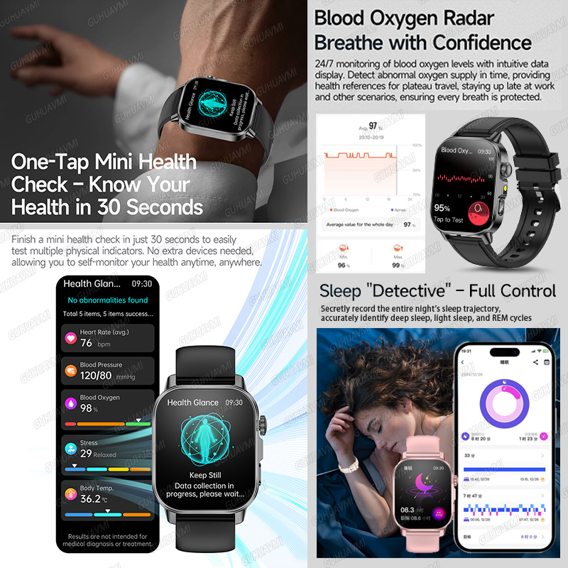 GUHUAVMI 2026 Nuevo Reloj Inte - Smartwatch New Watches 2025 reseña y precio