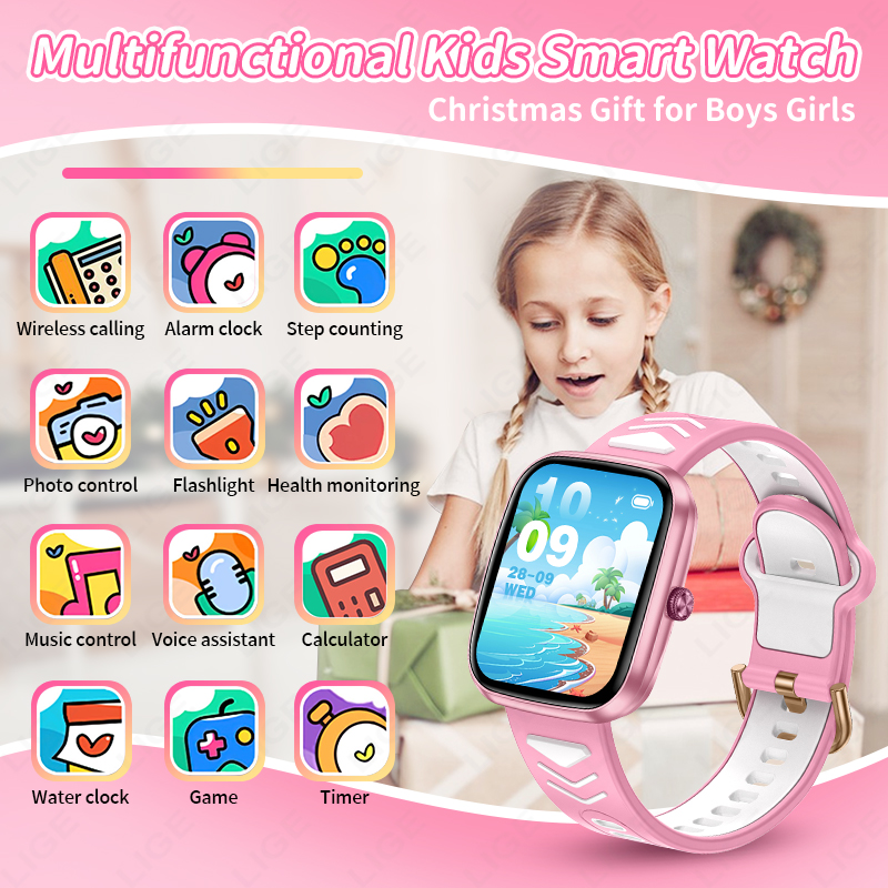 LIGE Nuevo Reloj Inteligente a - Smartwatch Digital Watches For Girls reseña y precio