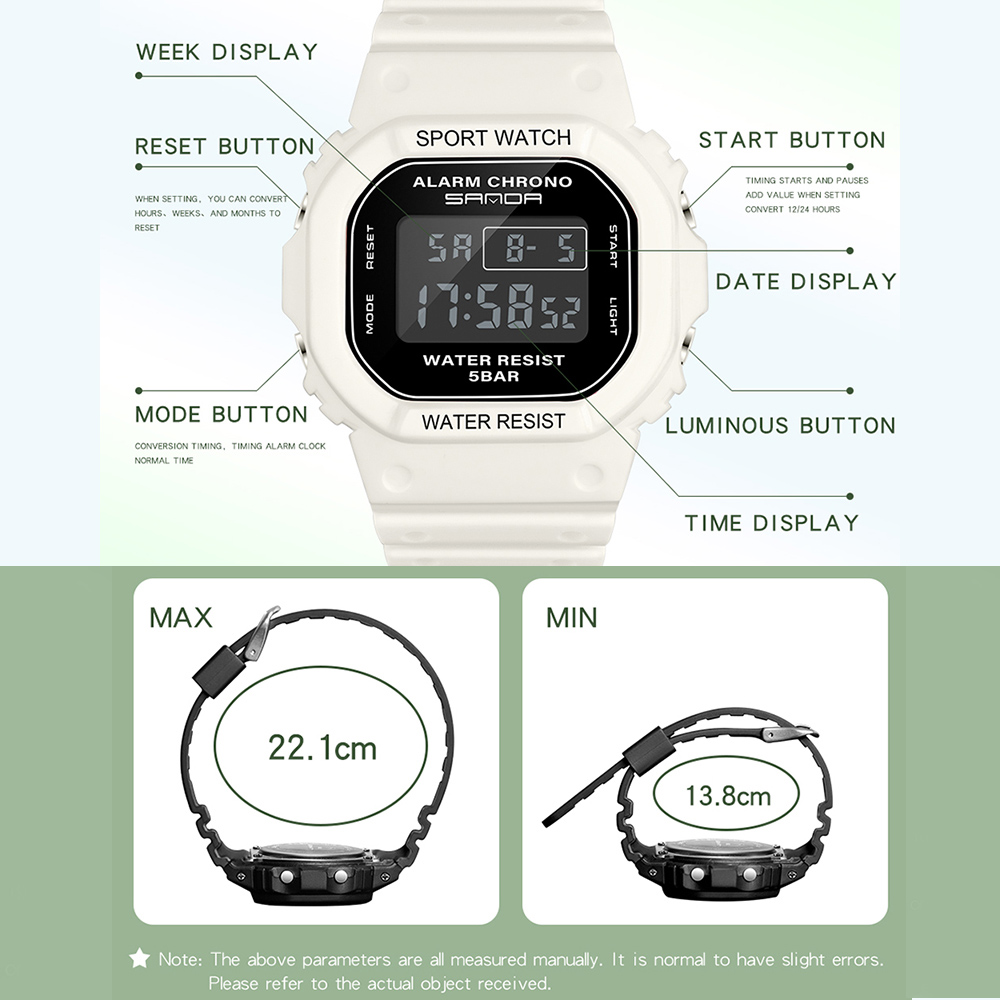 Reloj deportivo de lujo SANDA  - Tide Watch Surf reseña y precio