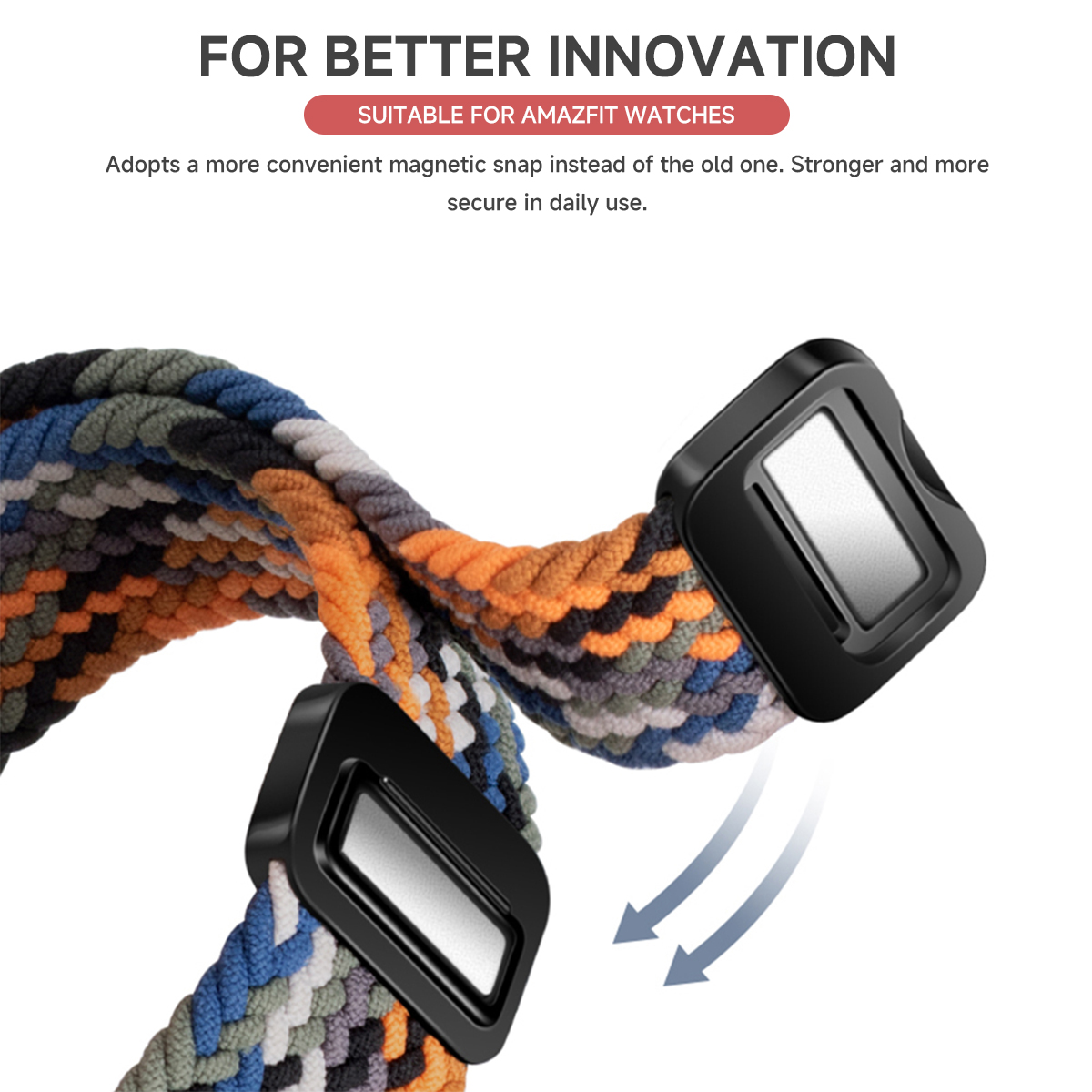 Correa trenzada Solo Loop para - Smartwatch Watches Amazfit reseña y precio
