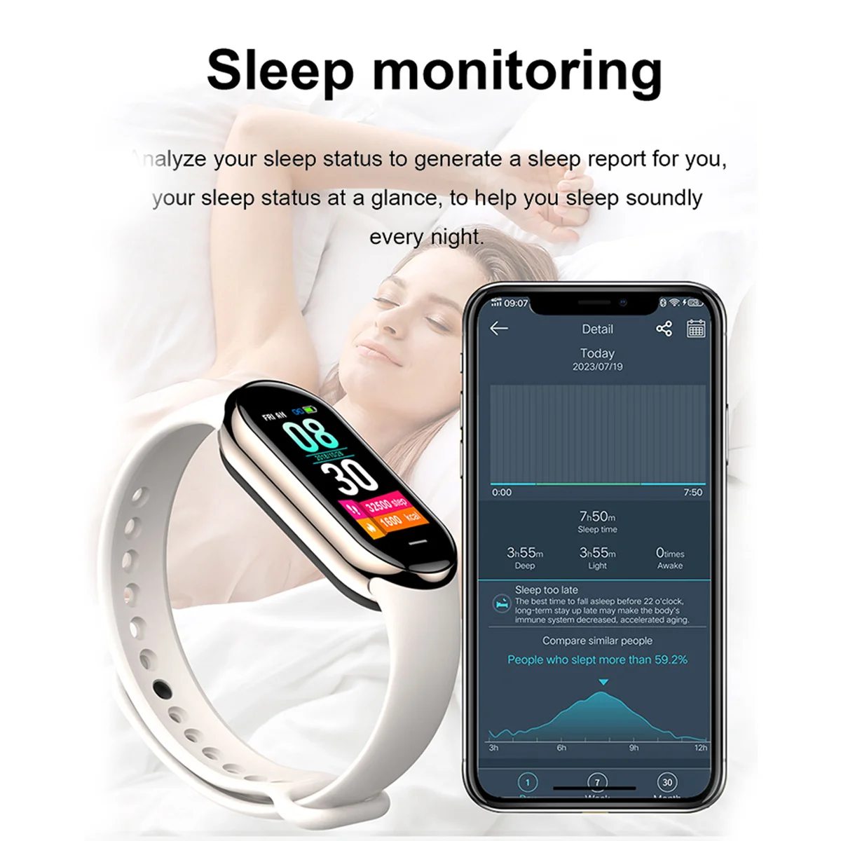 Nuevo Original pequeño M8 band - Smartwatch New Watches 2025 reseña y precio