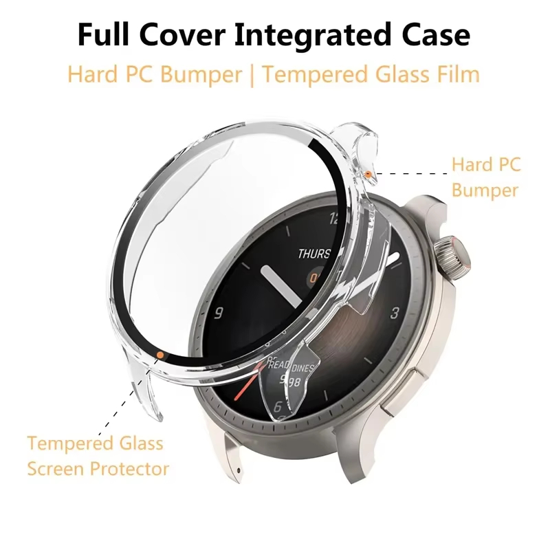 Funda de vidrio templado para  - Smartwatch English reseña y precio