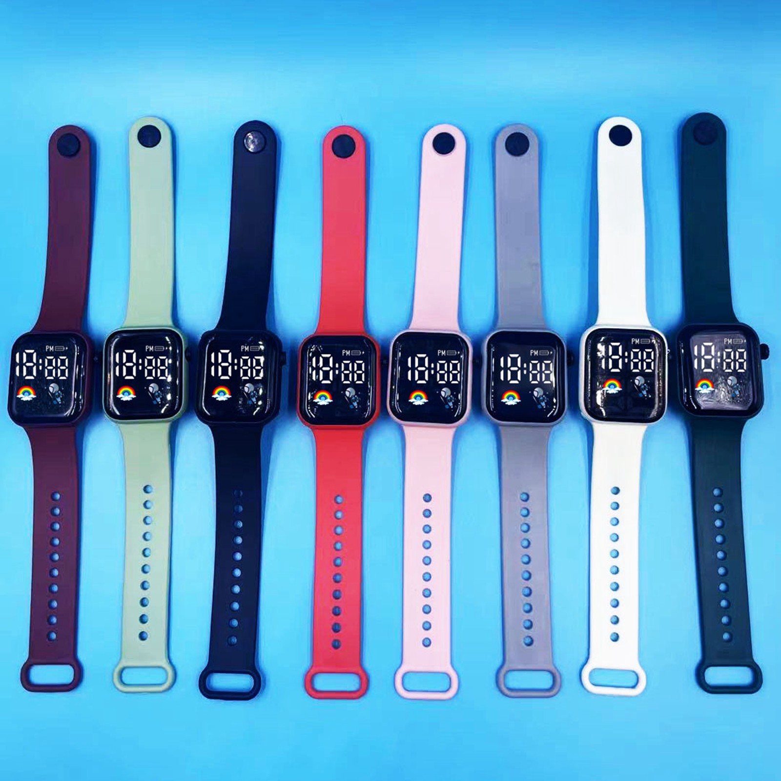 Relojes deportivos para estudi - Smartwatch Digital Watches For Girls reseña y precio
