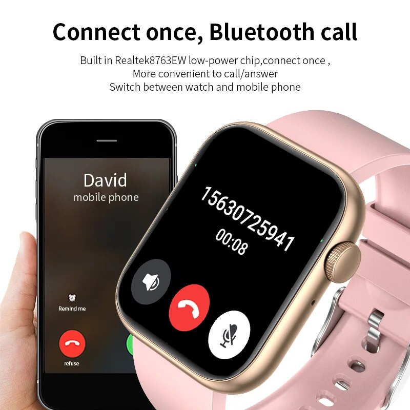 LIGE-reloj inteligente para ho - Smartwatch Watches With Bluetooth reseña y precio