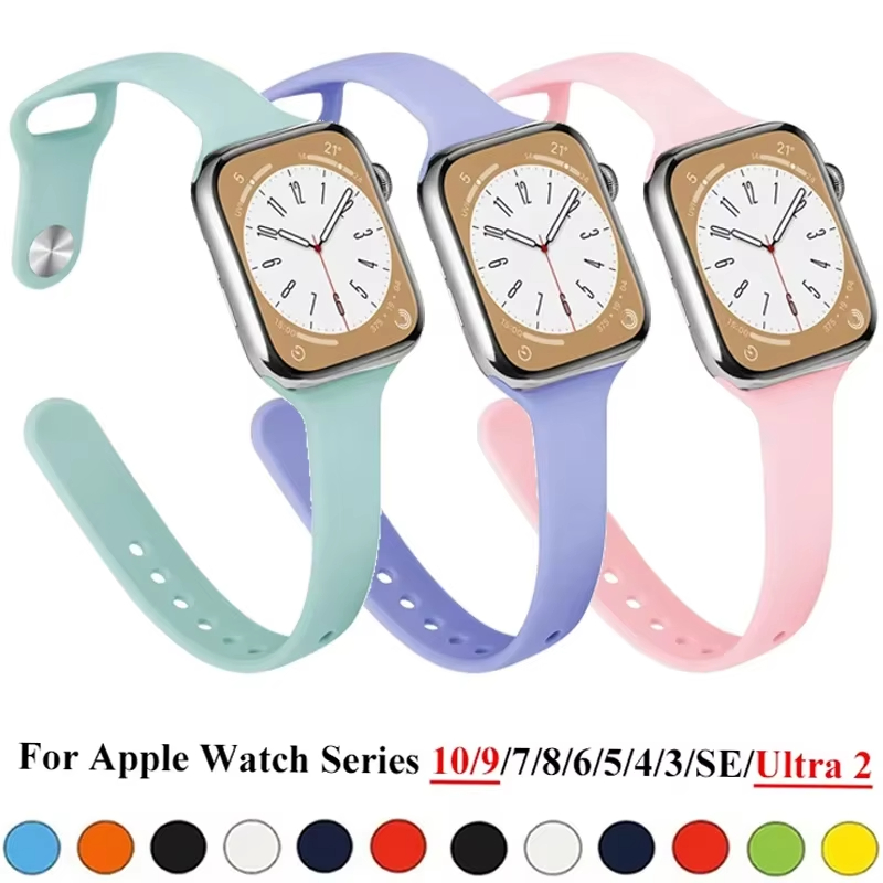 Correa delgada de silicona par - Smartwatch Slim Watches For Men reseña y precio