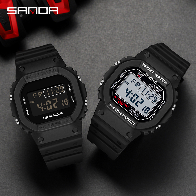 Reloj Digital SANDA estilo G p - Tide Watch Surf reseña y precio