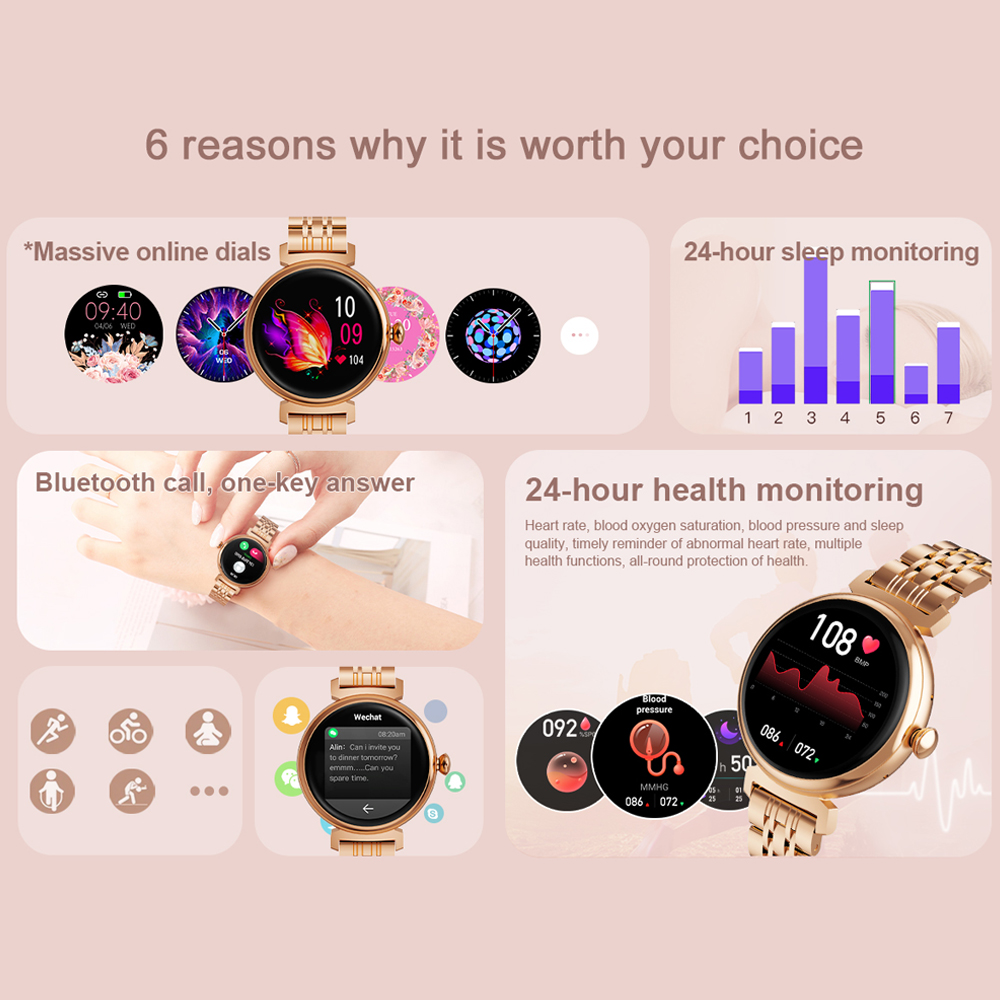 Reloj inteligente con Pantalla - Smartwatch Watches With Bluetooth reseña y precio