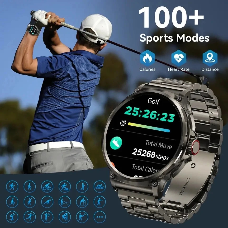 Llamada Bluetooth 360*360 pant - Smartwatch New Watches 2025 reseña y precio